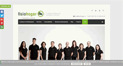 Desktop Screenshot of fisiohogar.com